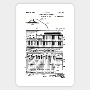 Hammond Patent - Black Ink Magnet